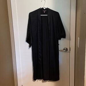 Victoria’s Secret Black Silky Robe